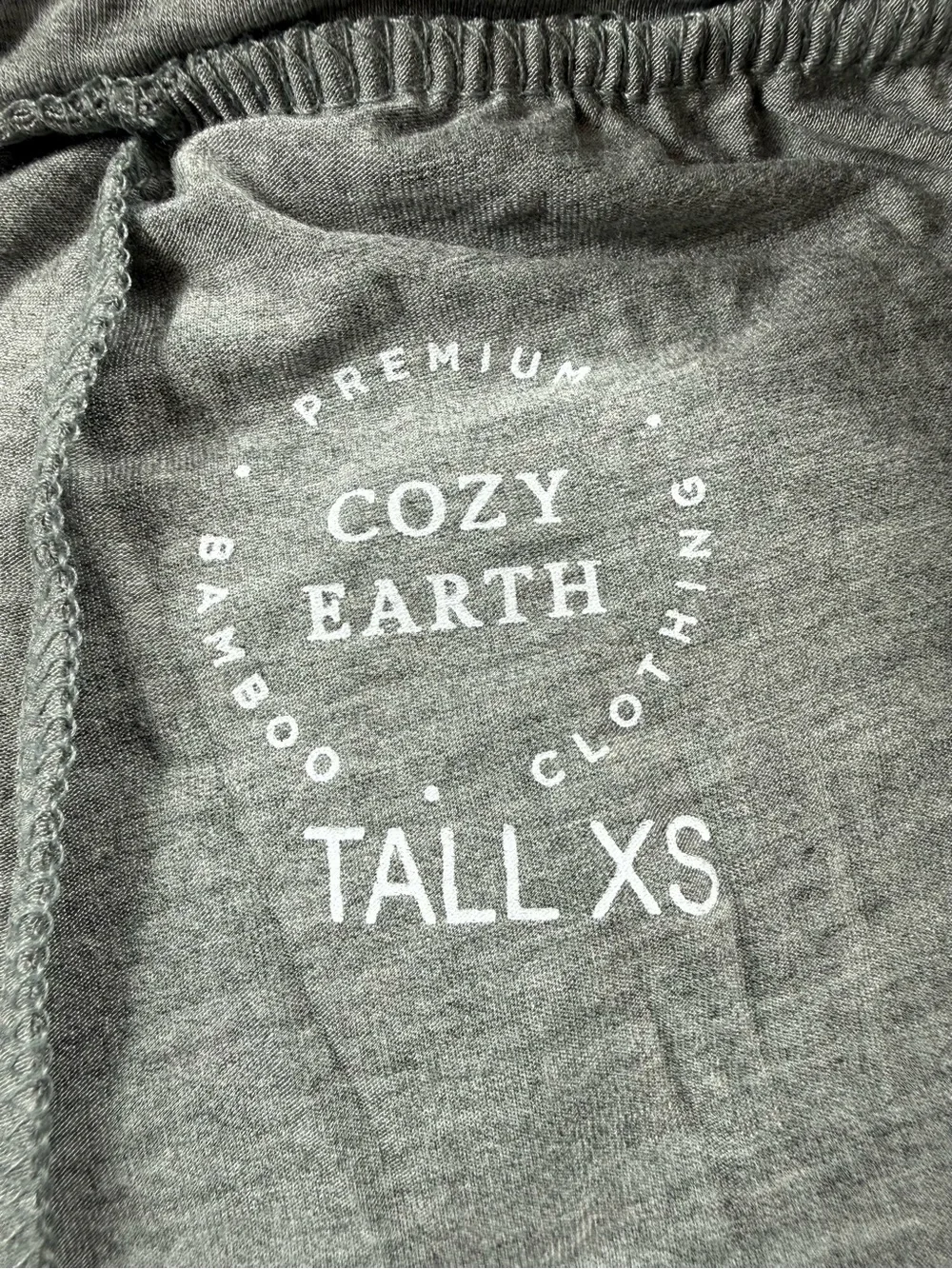 Cozy Earth Long Sleeve Stretch Knit Bamboo PJ Set, NWT, XS Tall.